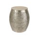 Taburet Rotund Aluminiu Gri