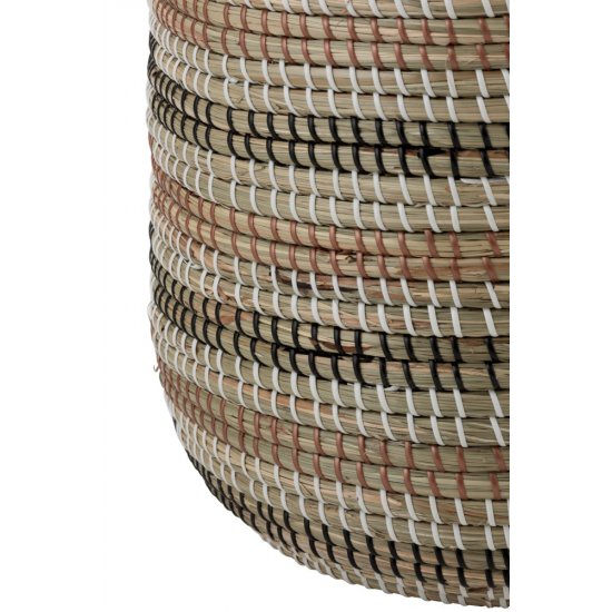 Taburet Rotund ASLI Zambilă Apă Natural - Maro - Negru