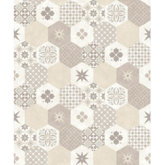 Tapet Ceramică Hexagonală Bej