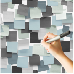 Tapet Post It Pe Care Se Poate Scrie Gri