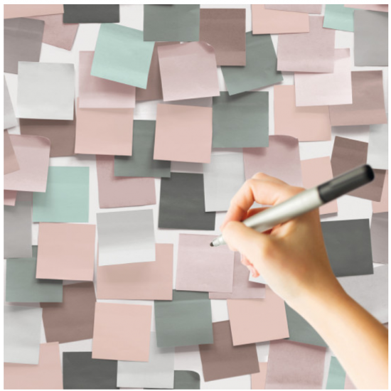 Tapet Post It Pe Care Se Poate Scrie Roz