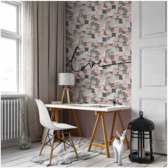 Tapet Post It Pe Care Se Poate Scrie Roz