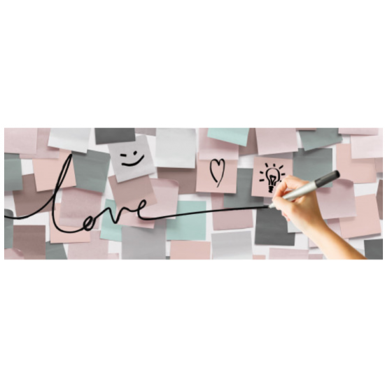 Tapet Post It Pe Care Se Poate Scrie Roz