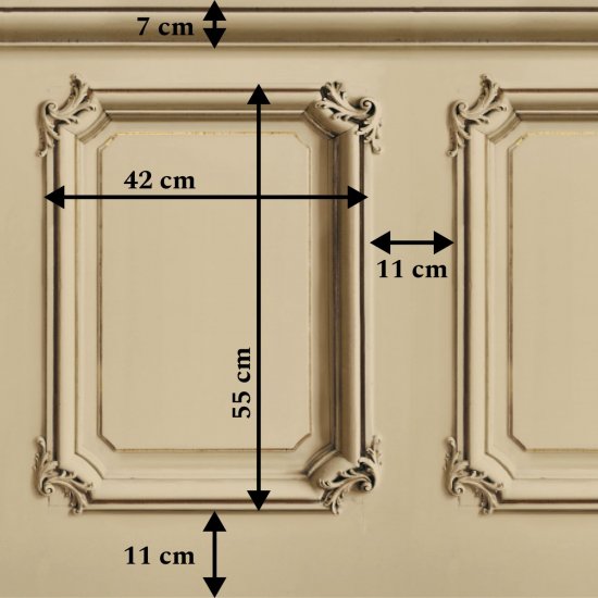 Tapet Haussmann Wainscot 1 latte