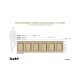 Tapet Haussmann Wainscot 2 latte