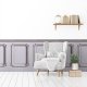 Tapet Haussmann Wainscot 1 violet
