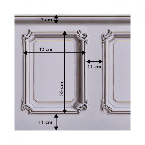 Tapet Haussmann Wainscot 1 violet