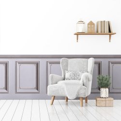 Tapet Haussmann Wainscot 2 violet