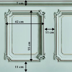 Tapet Haussmann Wainscot 1 Aqua