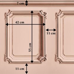Tapet Haussmann Wainscot 1 roz somon