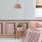 Tapet Haussmann Wainscot 2 roz somon