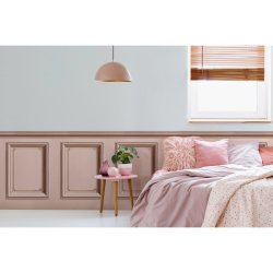 Tapet Haussmann Wainscot 2 roz somon