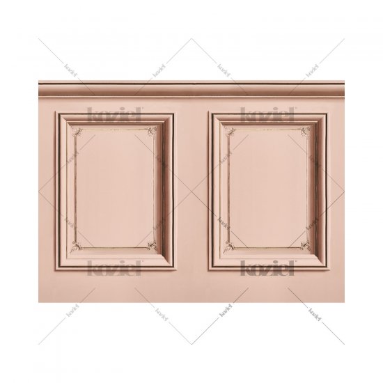 Tapet Haussmann Wainscot 2 roz somon