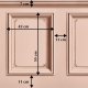Tapet Haussmann Wainscot 2 roz somon