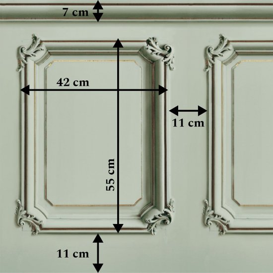 Tapet Haussmann Wainscot 1 verde