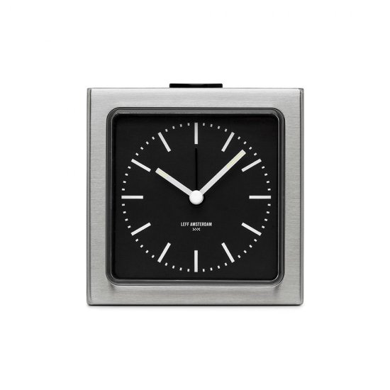 Ceas Alarmă BLOCK Oțel - Negru
