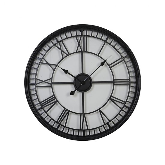 Ceas Perete LEWES Negru