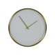 Ceas Perete SEPONI Alb - Bronz Mat