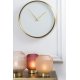 Ceas Perete SEPONI Alb - Bronz Mat