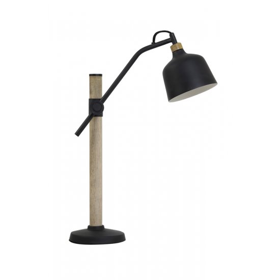 Lampă Birou BANU Lemn Negru