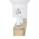Lampă Suspendată - Perete ELAY Lemn Natural - Alb
