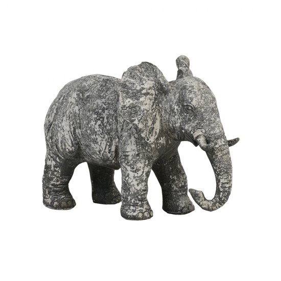 Ornament ELEPHANT Gri Antichizat