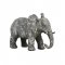 Ornament ELEPHANT Gri Antichizat