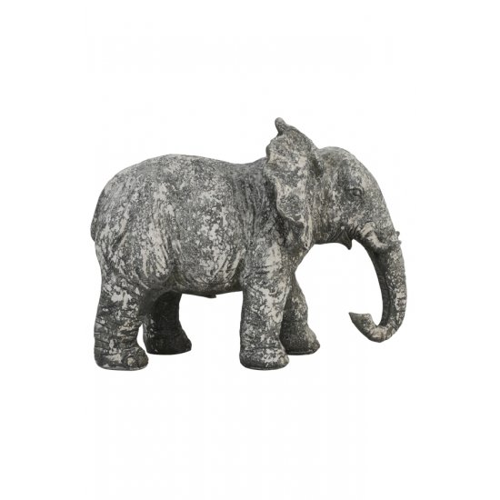 Ornament ELEPHANT Gri Antichizat