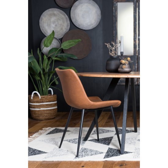 Scaun Dining KOVAC Maro - Negru