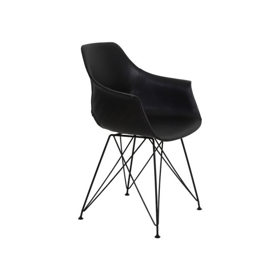 Scaun Dining SERBIN Negru