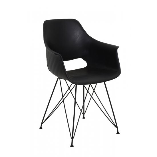 Scaun Dining SERBIN Negru
