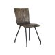 Scaun Dining FLORES Lemn Gri Antichizat