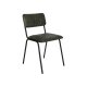 Scaun Dining SOMANDA Piele Verde - Negru