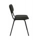 Scaun Dining SOMANDA Piele Verde - Negru