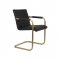 Scaun Dining ROCCO Negru - Auriu
