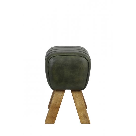 Taburet RAMY Piele Verde