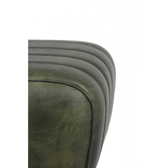 Taburet RAMY Piele Verde