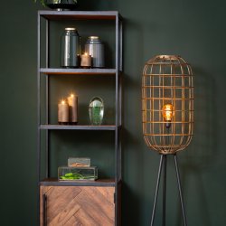 Vază Deco CAREX Verde Închis - Bronz Antichizat