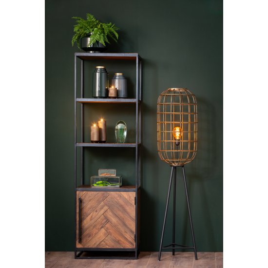Vază Deco CAREX Verde Închis - Bronz Antichizat