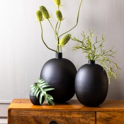 Vază Deco BINCO Negru Mat