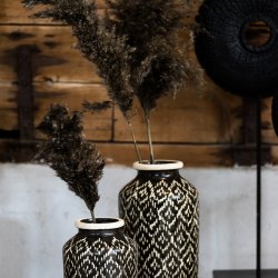 Vază Deco ELBAS Negru - Alb