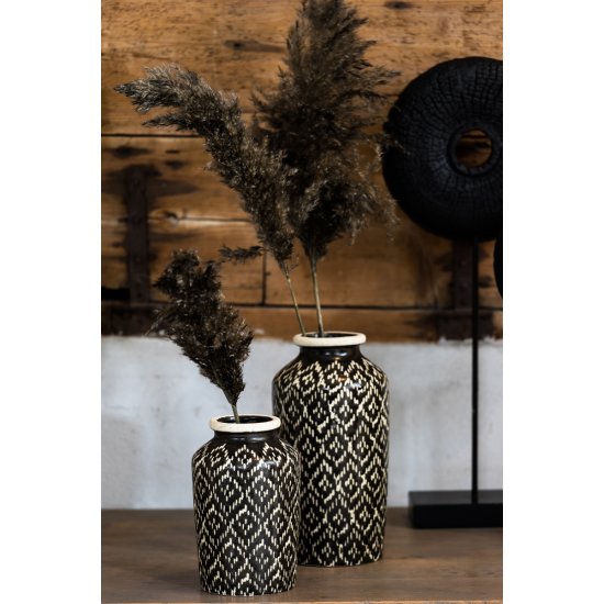 Vază Deco ELBAS Negru - Alb