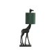 Veioză Birou GIRAFFE Catifea Verde Închis - Negru