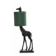 Veioză Birou GIRAFFE Catifea Verde Închis - Negru