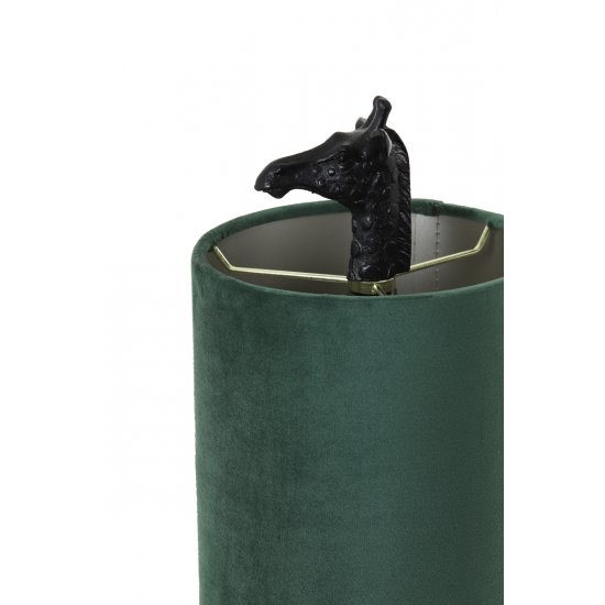 Veioză Birou GIRAFFE Catifea Verde Închis - Negru