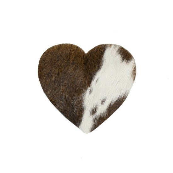 Suport Pahar COW HEART Maro - Alb