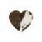 Suport Pahar COW HEART Maro - Alb