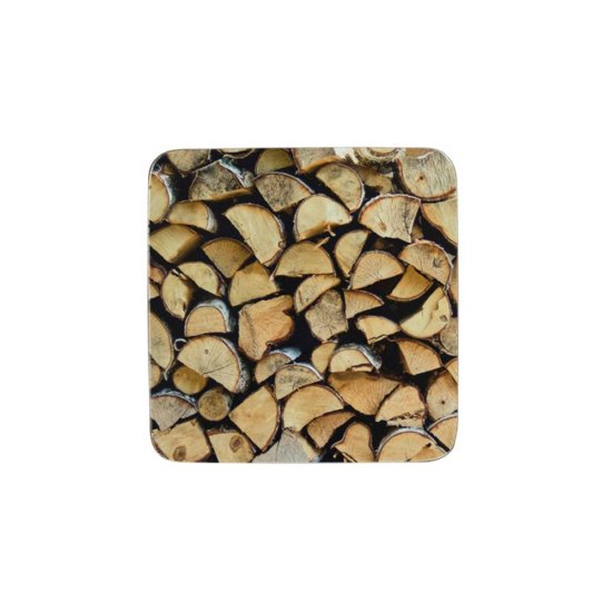 Suport Pahar FIREPLACE WOOD 6 Bucăți