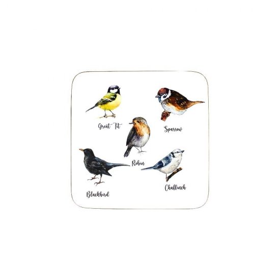 Suport Pahar GARDEN BIRDS 6 Bucăți