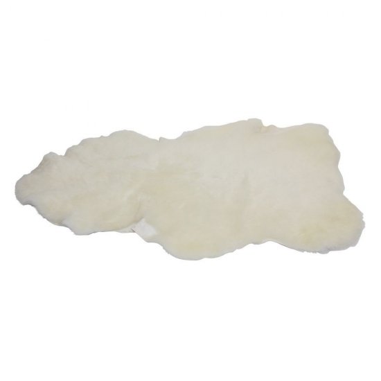 Covor Piele Miel SLAVIC Alb